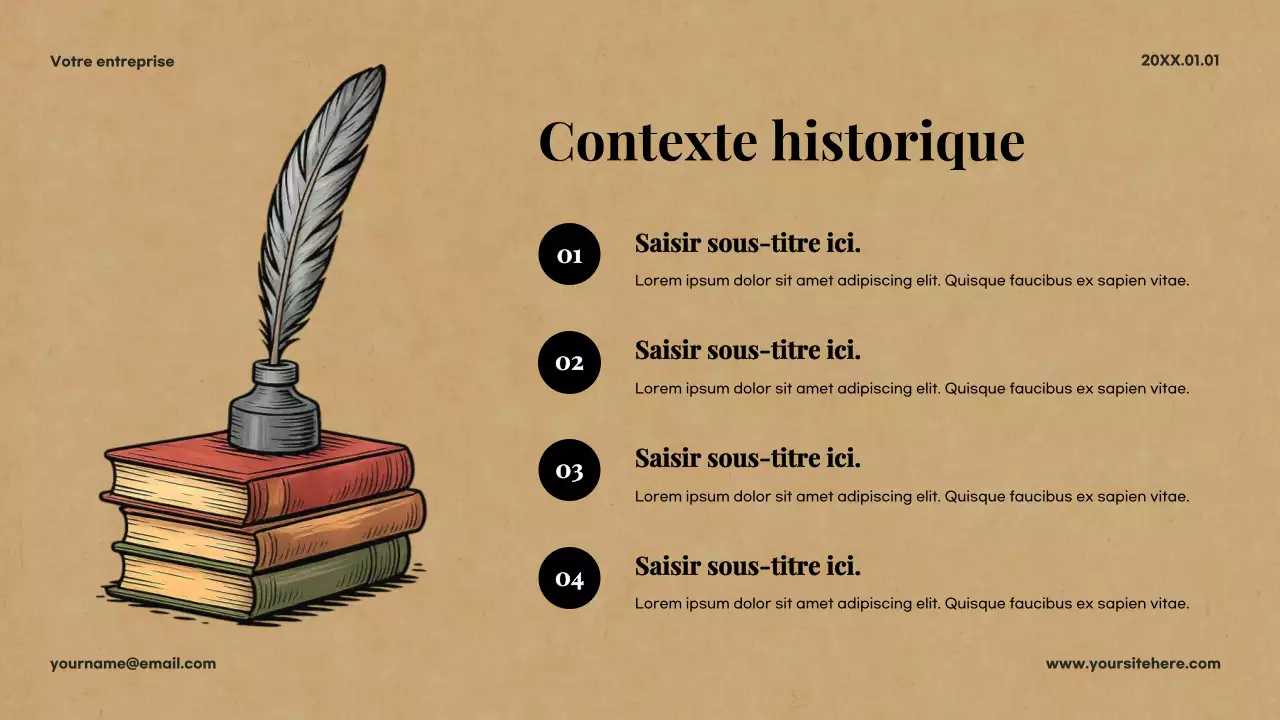 Présentation de la littérature classique beige