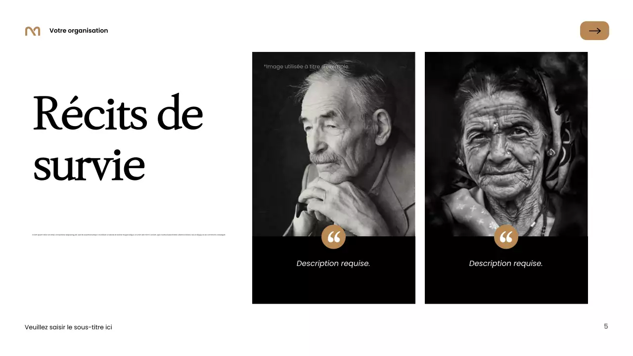 Présentation du souvenir élégant et noir