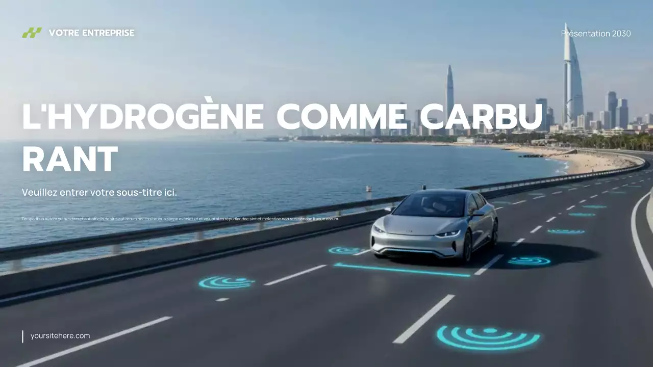 Présentation de l'hydrogène moderne gris