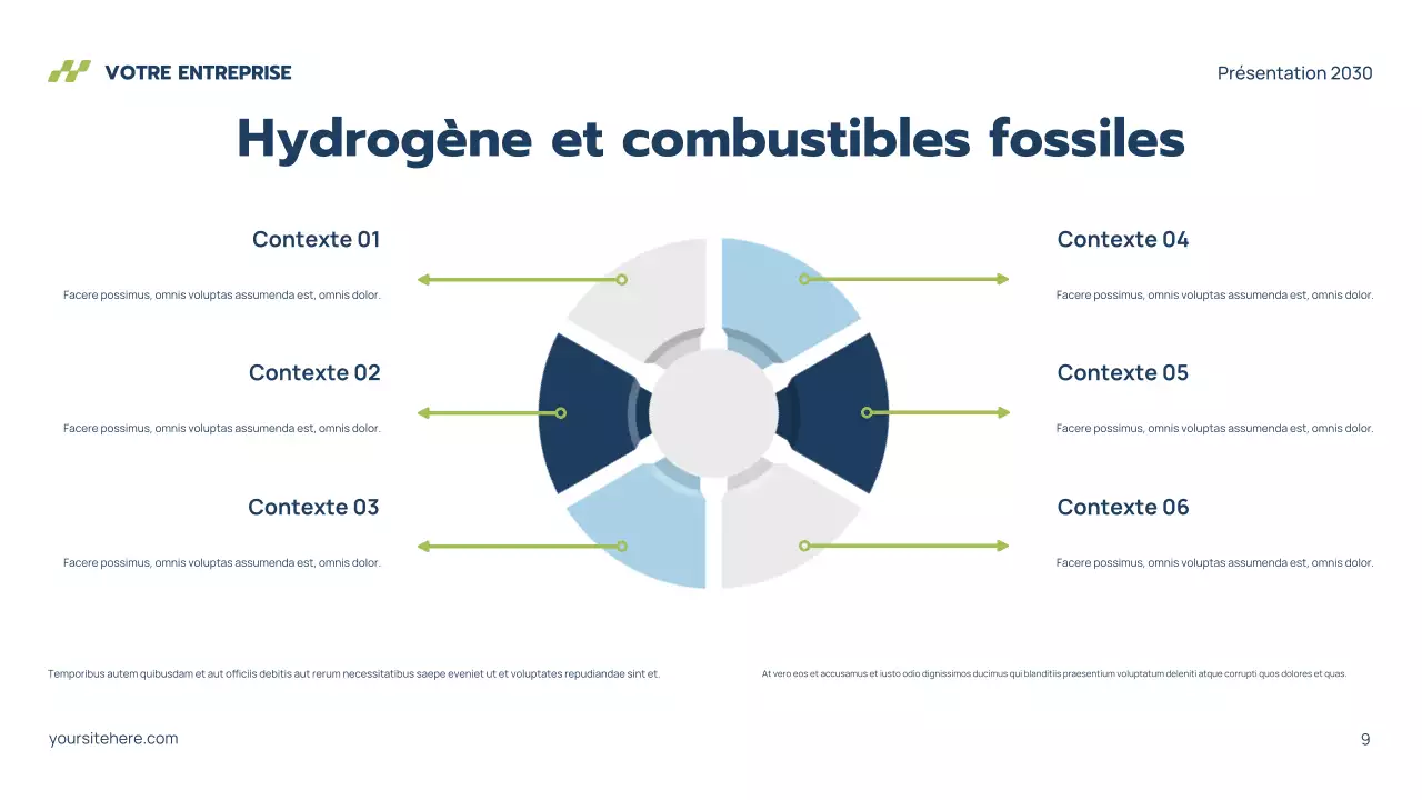 Présentation de l'hydrogène moderne gris