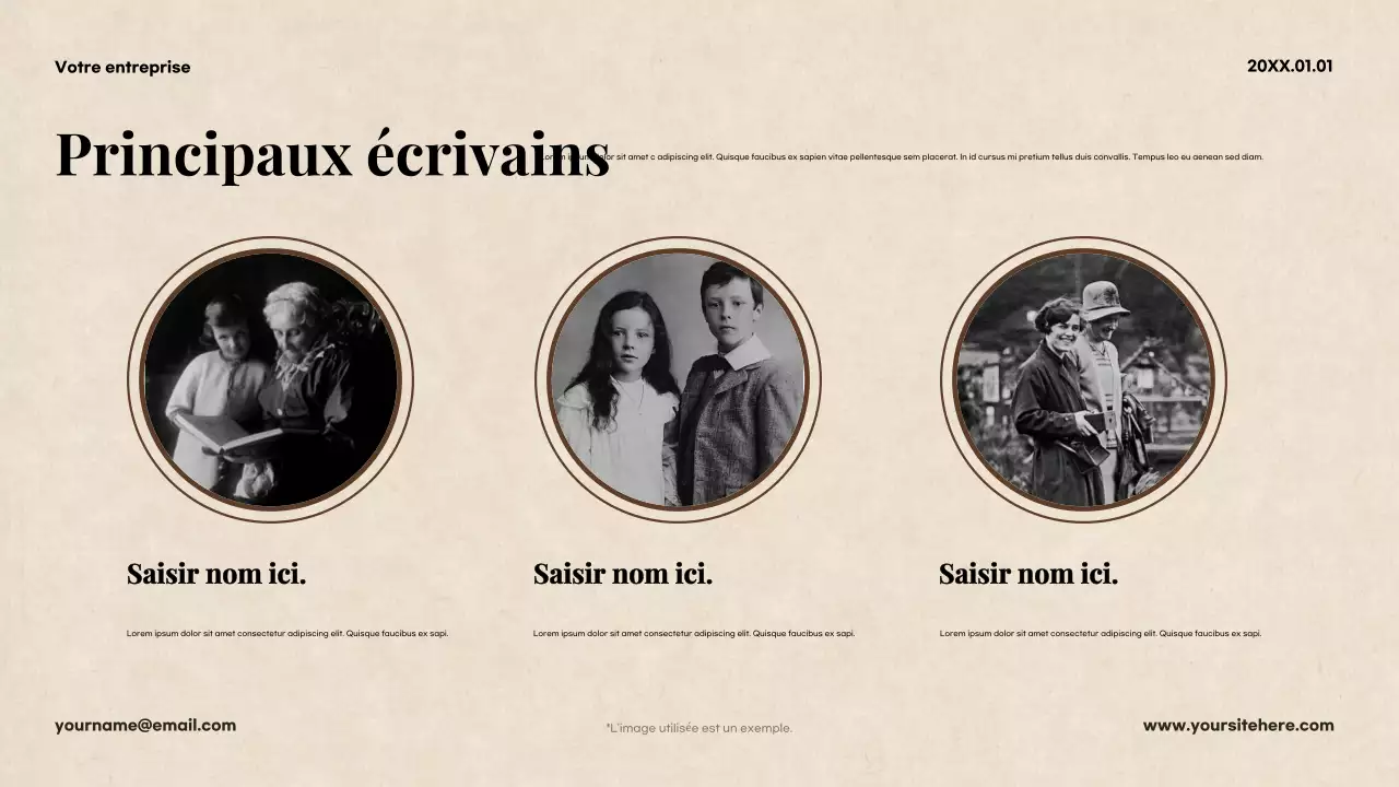 Présentation de la littérature classique beige