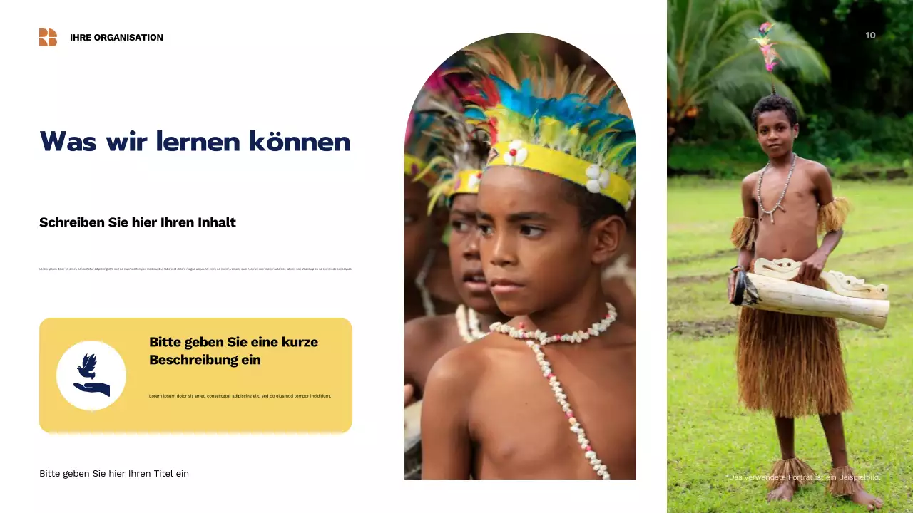 Beige Traditionelle Kultur Präsentation