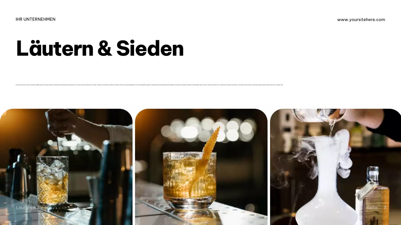 Präsentation des Leitfadens zum braunen Industriebier