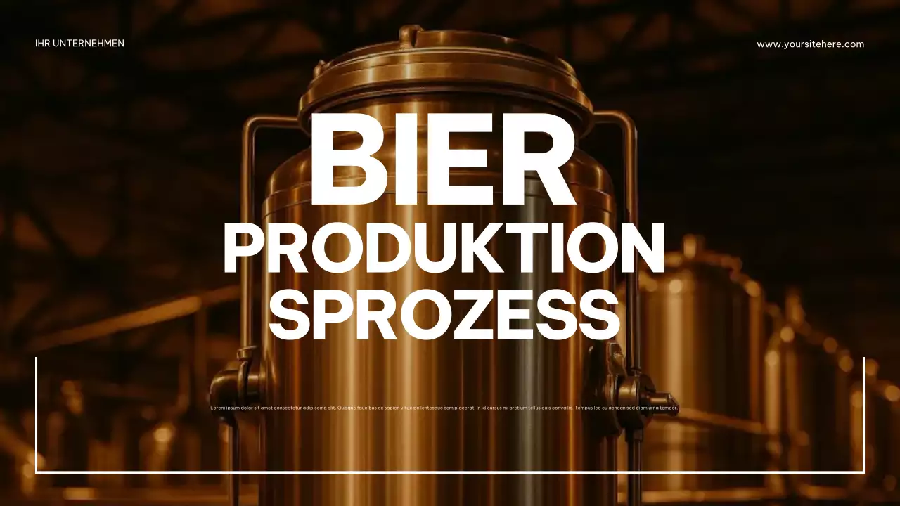 Präsentation des Leitfadens zum braunen Industriebier