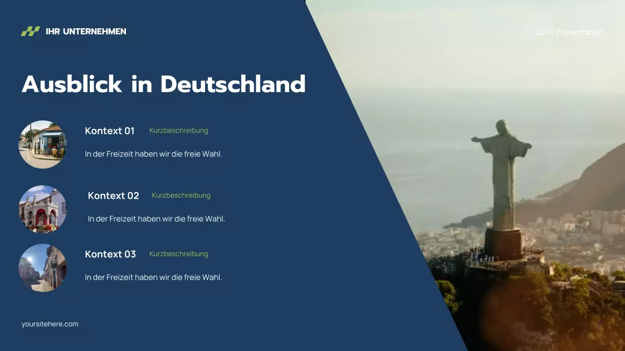 Grauer moderner Wasserstoff Präsentation