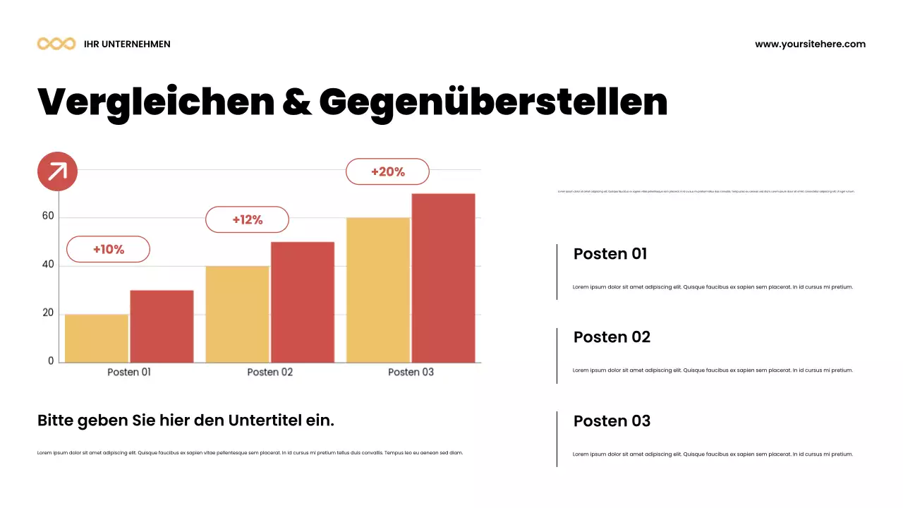 Farbenfrohe, moderne Teamankündigung Präsentation