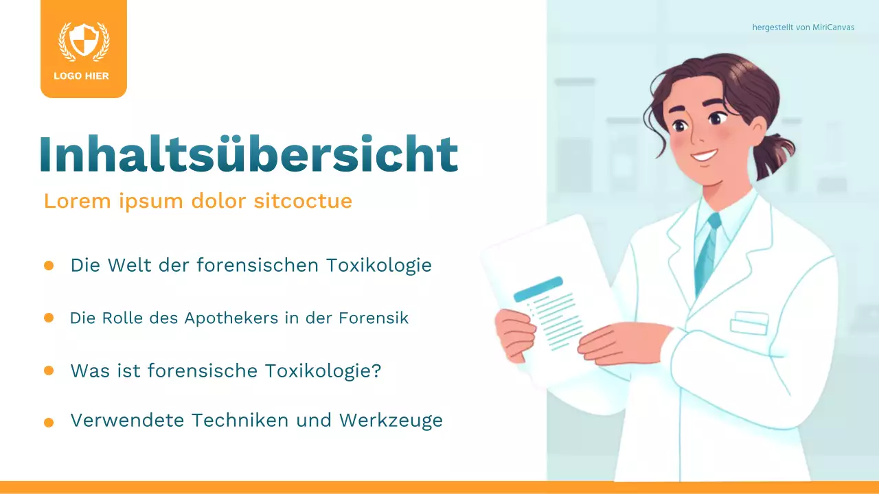 Orange Modern Science Class Präsentation