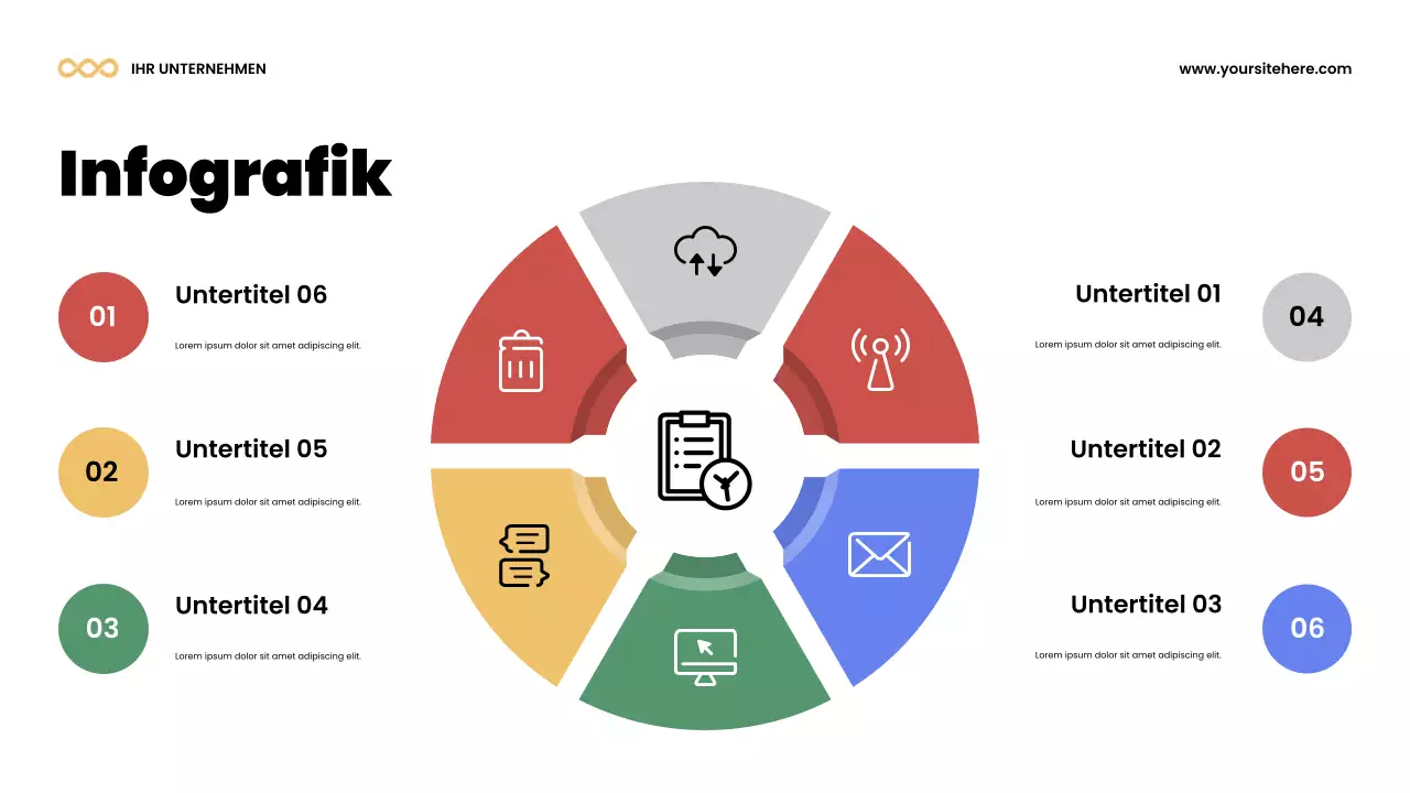 Farbenfrohe, moderne Teamankündigung Präsentation