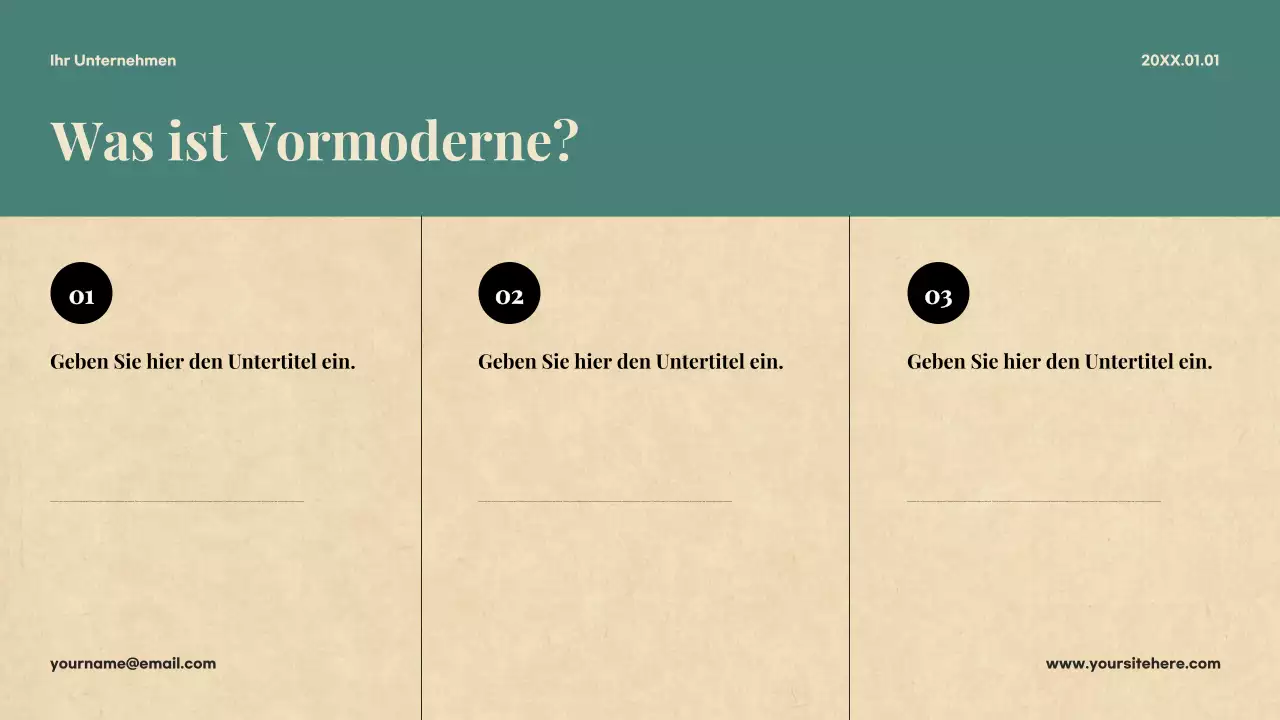 Beige Klassische Literatur Präsentation