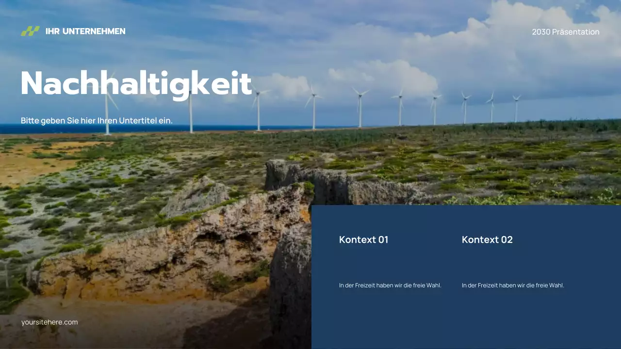 Grauer moderner Wasserstoff Präsentation