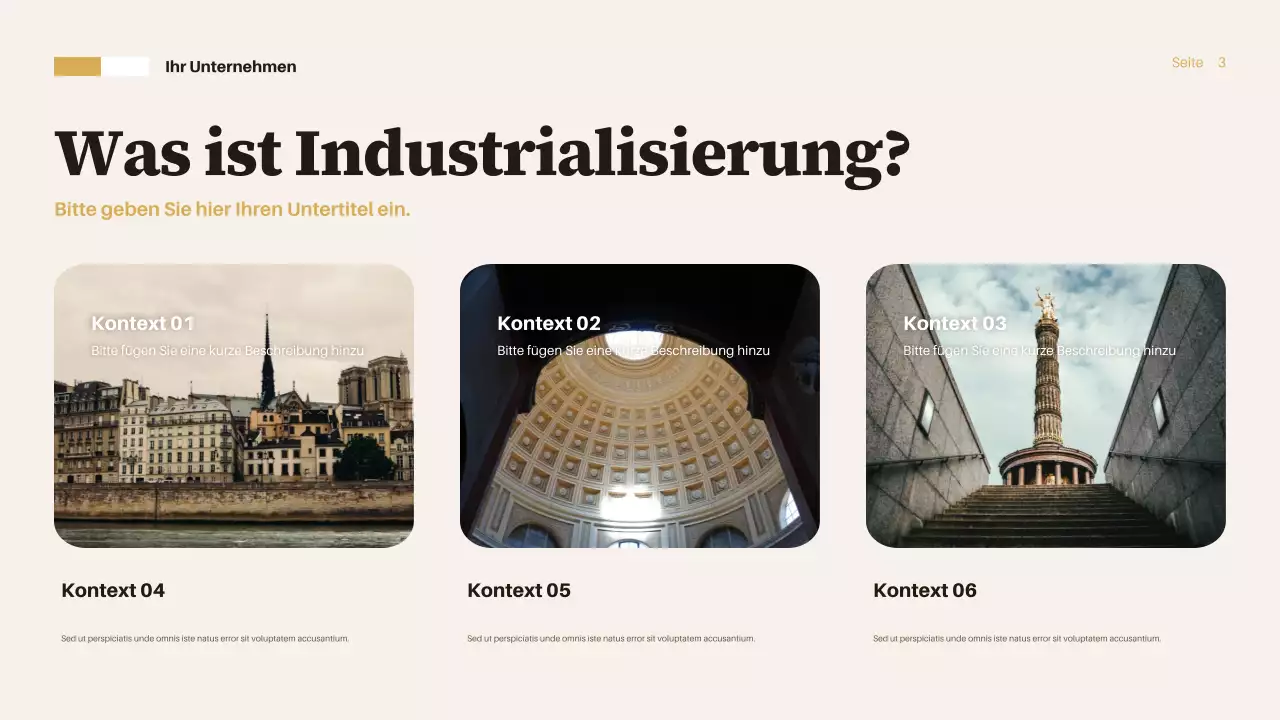 Brown Vintage Industrialisierungsbericht Präsentation