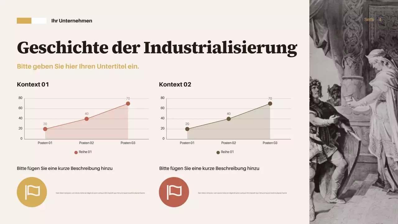 Brown Vintage Industrialisierungsbericht Präsentation