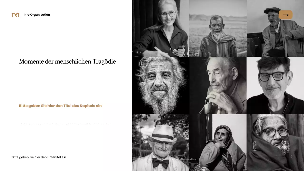 Schwarze elegante Erinnerungspräsentation