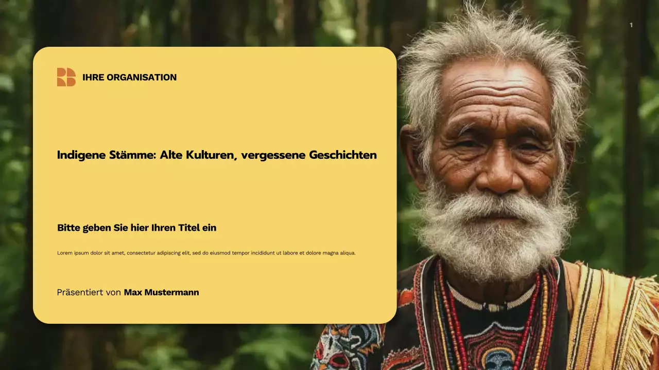 Beige Traditionelle Kultur Präsentation