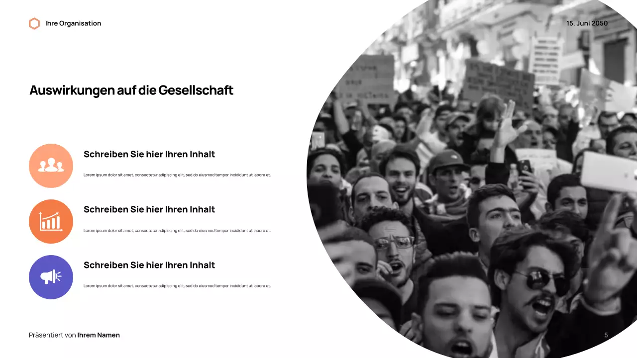 Orange Modern Media Präsentation