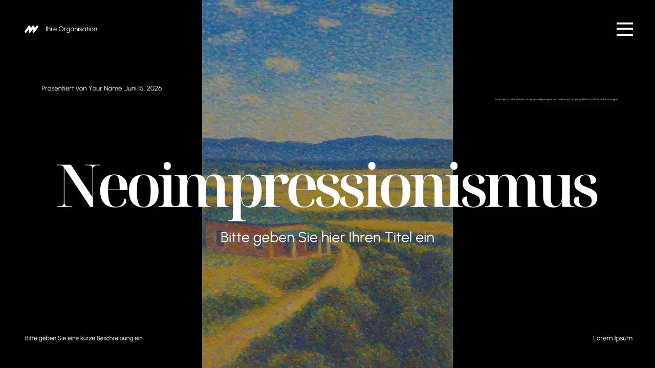 Einladung zur Ausstellung für Neonästhetische Kunst Präsentation