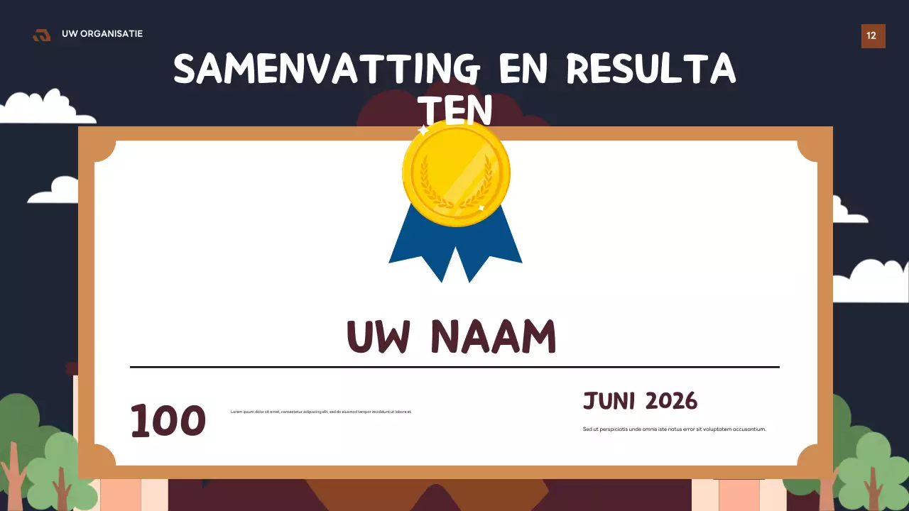 Presentatie van de Brown Retro Geology Guide