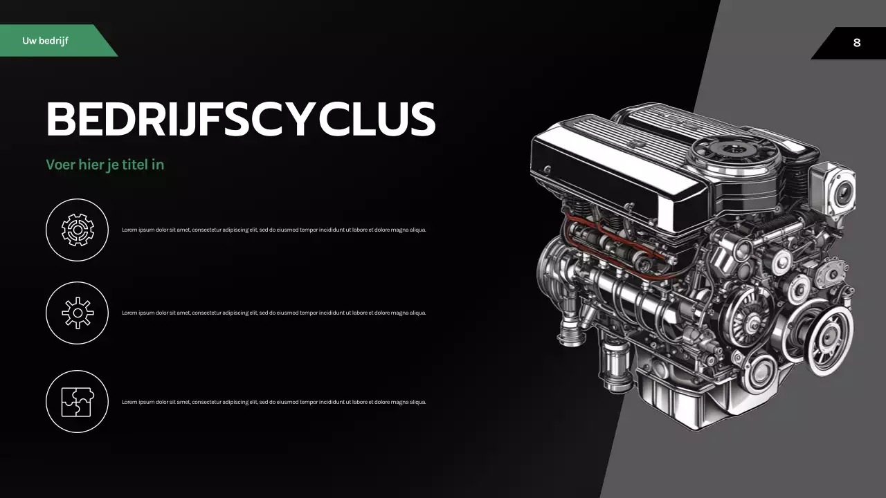 Presentatie van zwarte moderne auto's