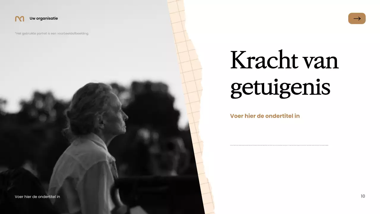 Zwarte Elegante Herinneringspresentatie