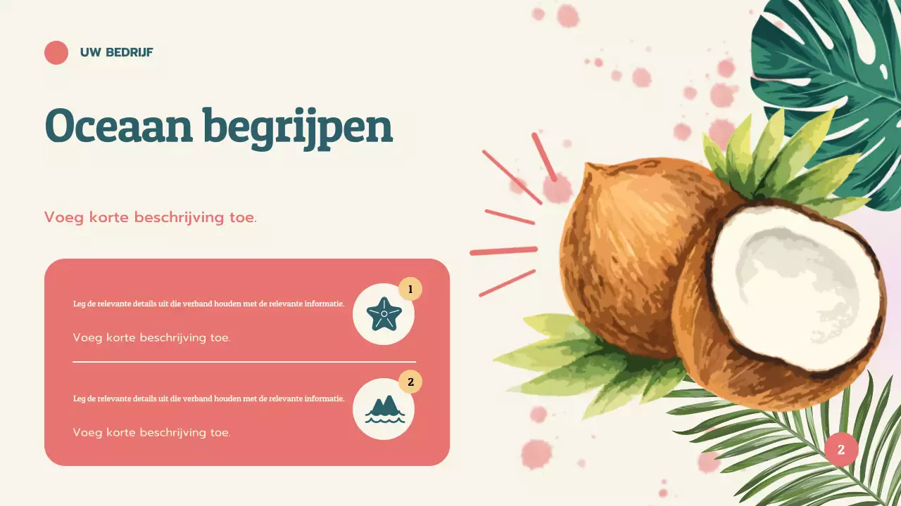 Coral Tropical Learning Presentatie