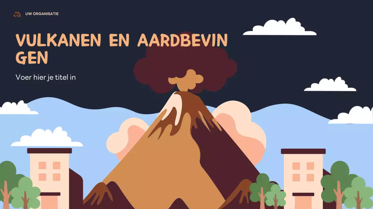 Presentatie van de Brown Retro Geology Guide