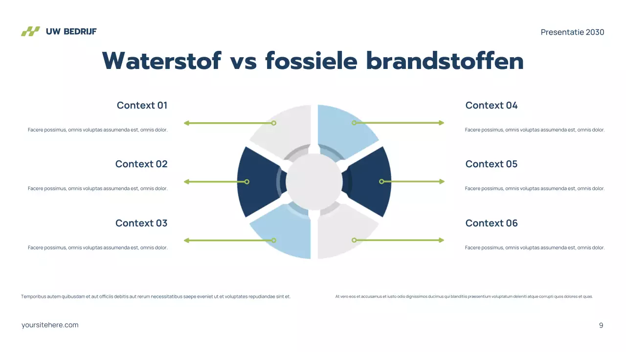 Presentatie van Grey Modern Hydrogen
