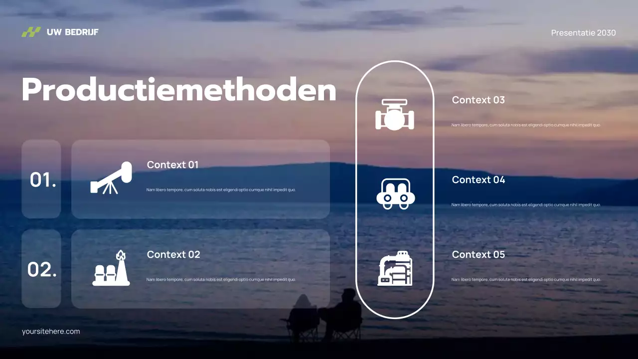 Presentatie van Grey Modern Hydrogen