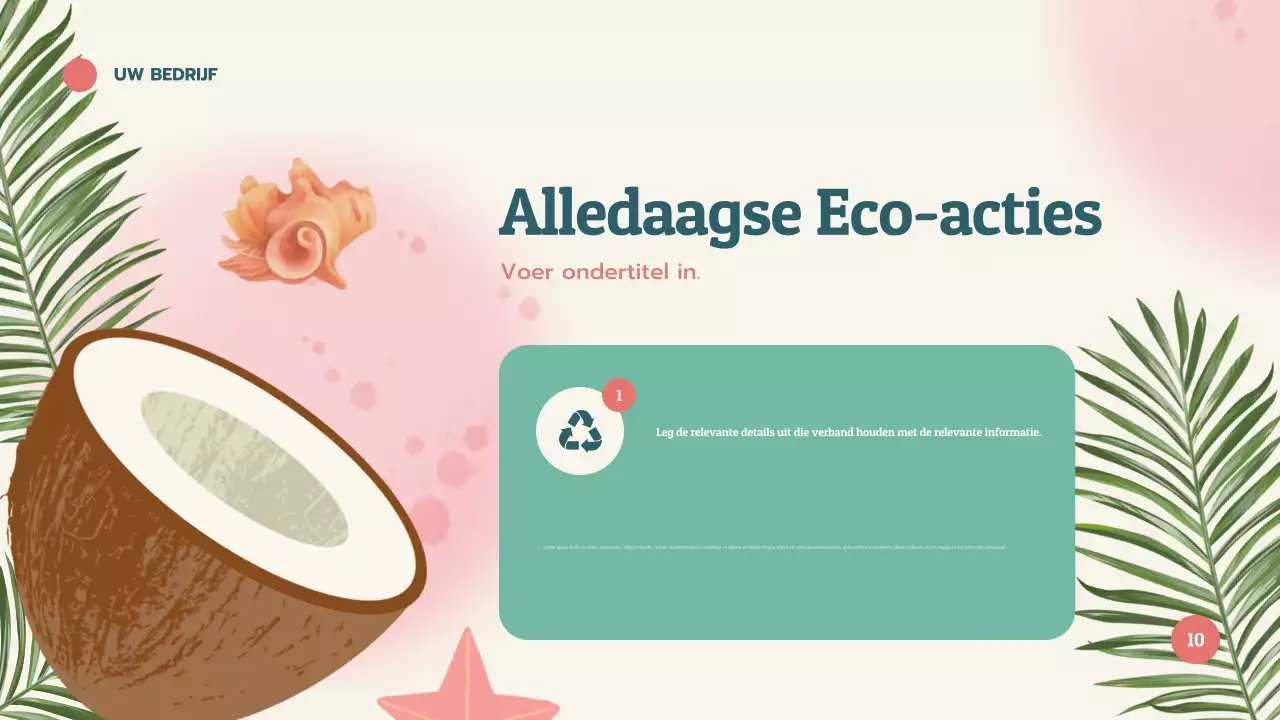 Coral Tropical Learning Presentatie