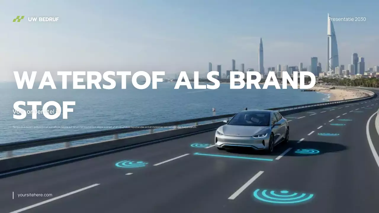 Presentatie van Grey Modern Hydrogen