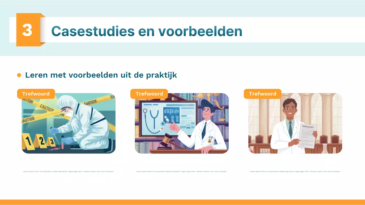 Presentatie van de Orange Modern Science Class