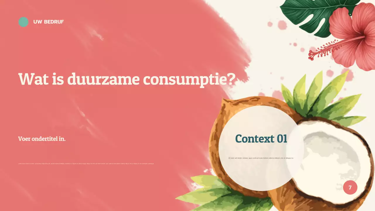 Coral Tropical Learning Presentatie