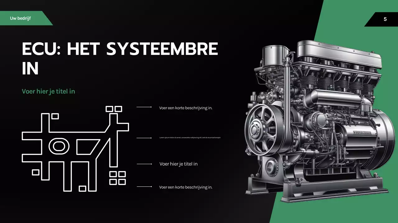 Presentatie van zwarte moderne auto's