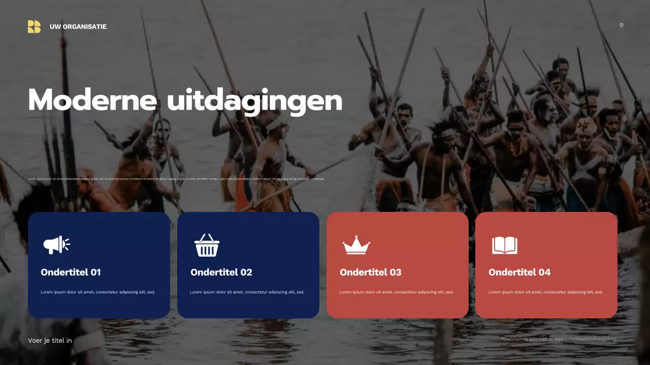 Beige Traditionele Cultuurpresentatie