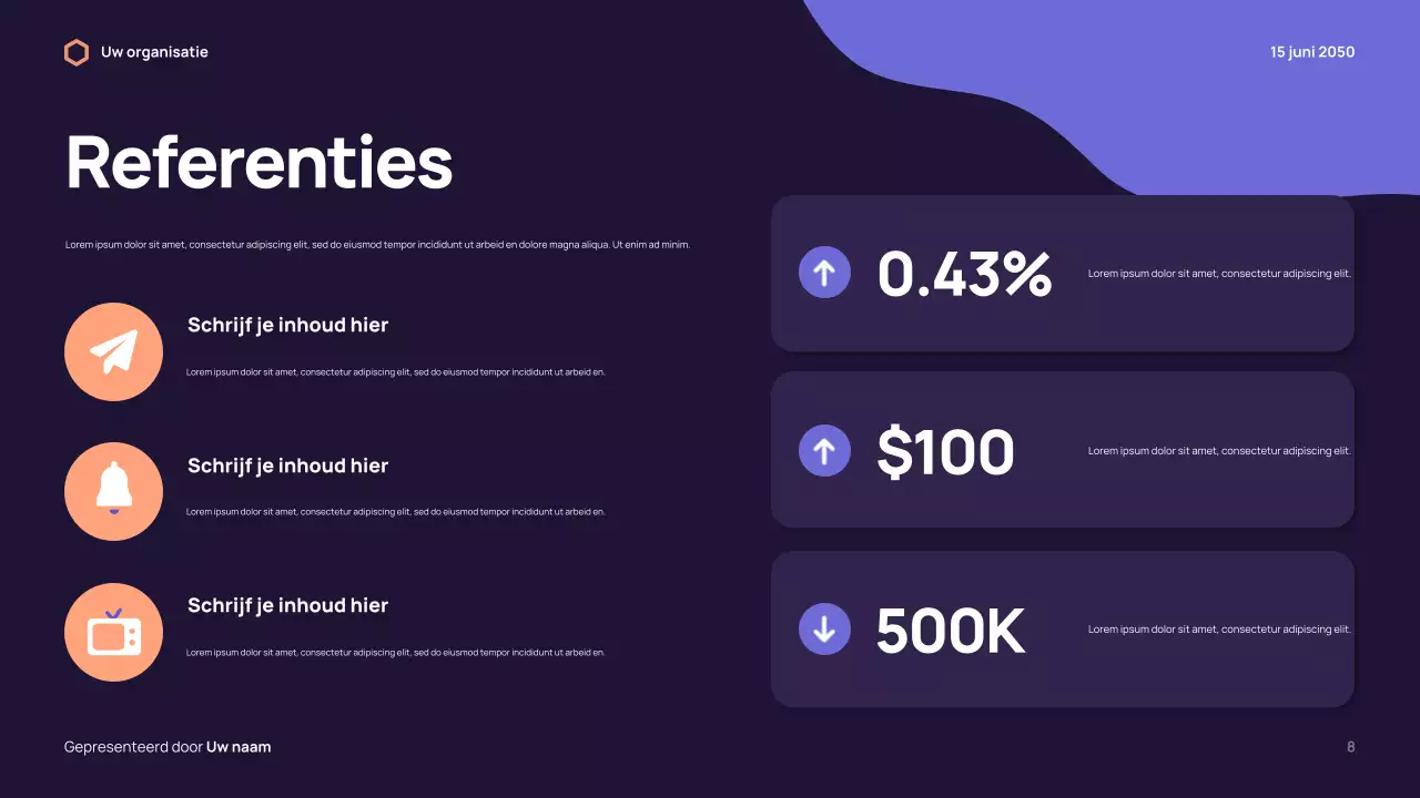 Orange Modern Media Presentatie