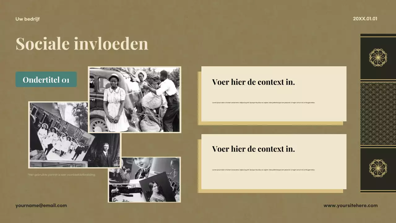 Beige Klassieke Literatuur Presentatie