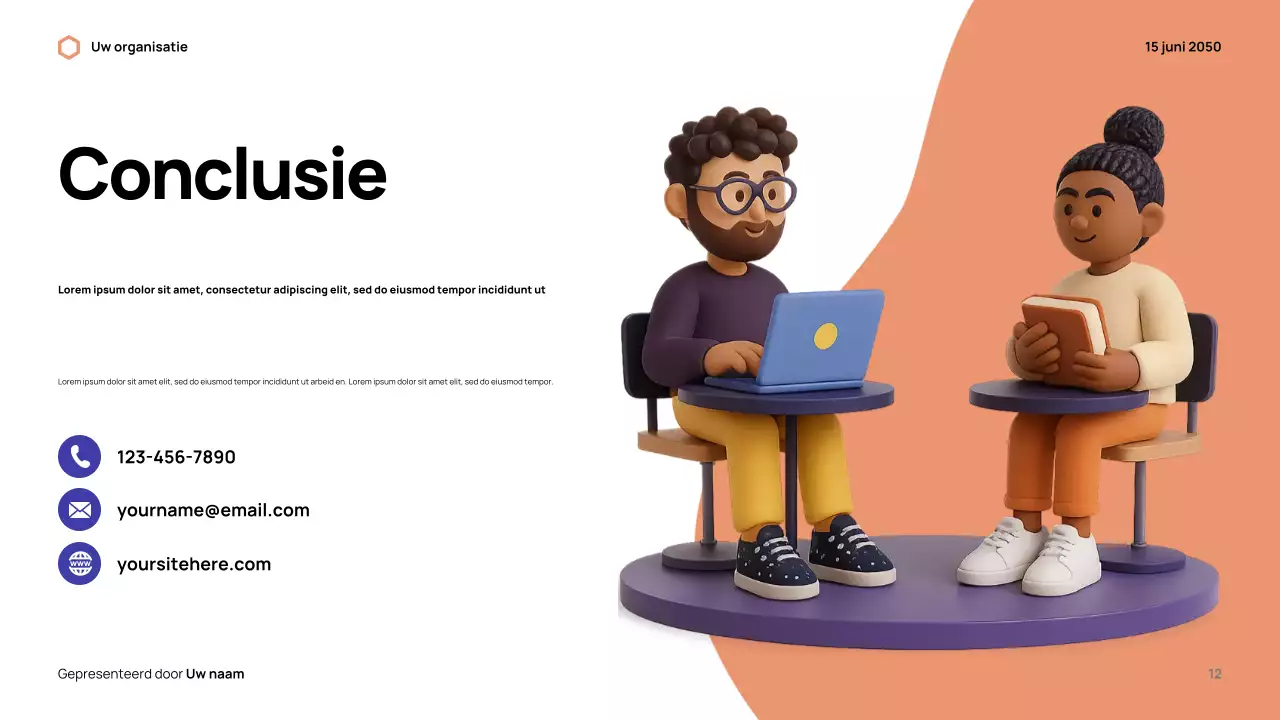 Orange Modern Media Presentatie