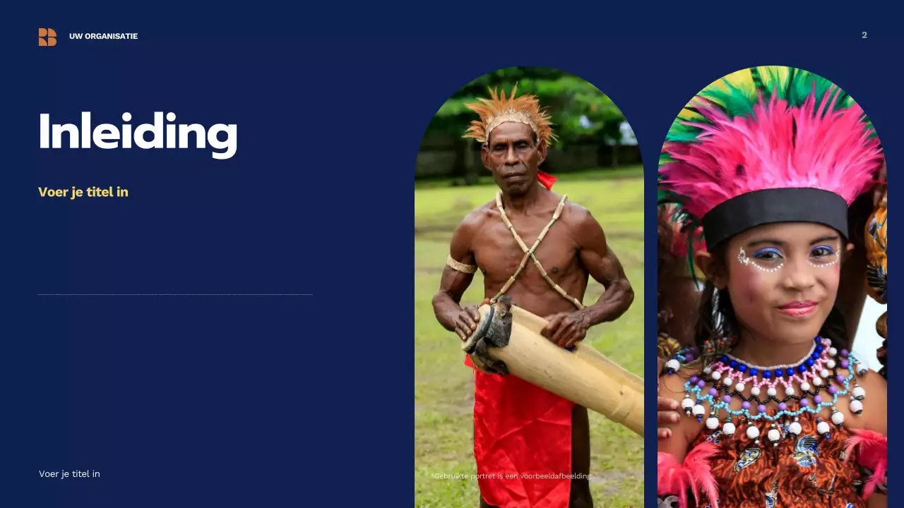 Beige Traditionele Cultuurpresentatie