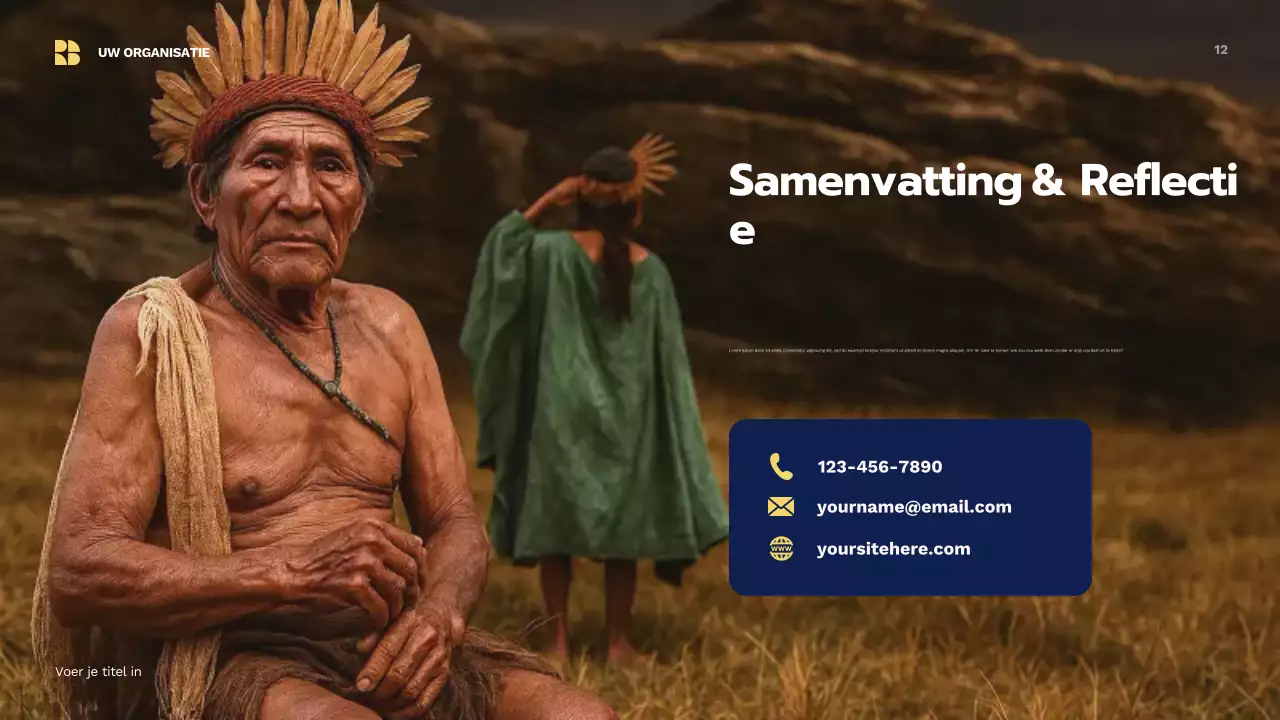 Beige Traditionele Cultuurpresentatie