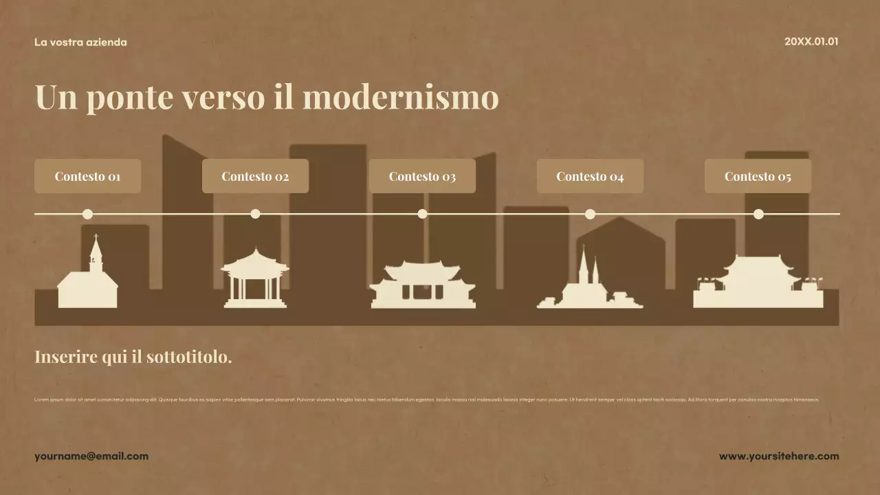 Presentazione della letteratura classica Beige