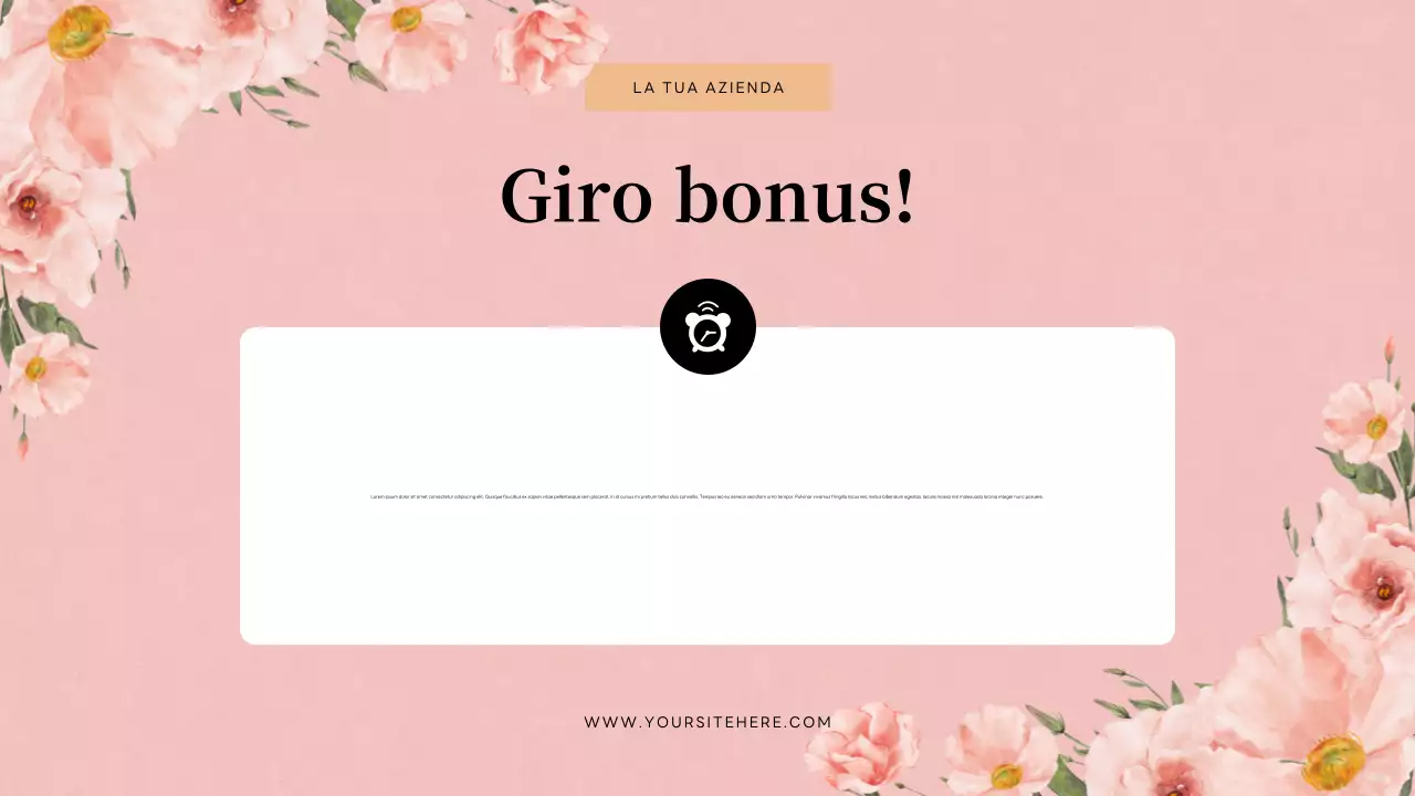 Presentazione dell'invito al quiz floreale beige