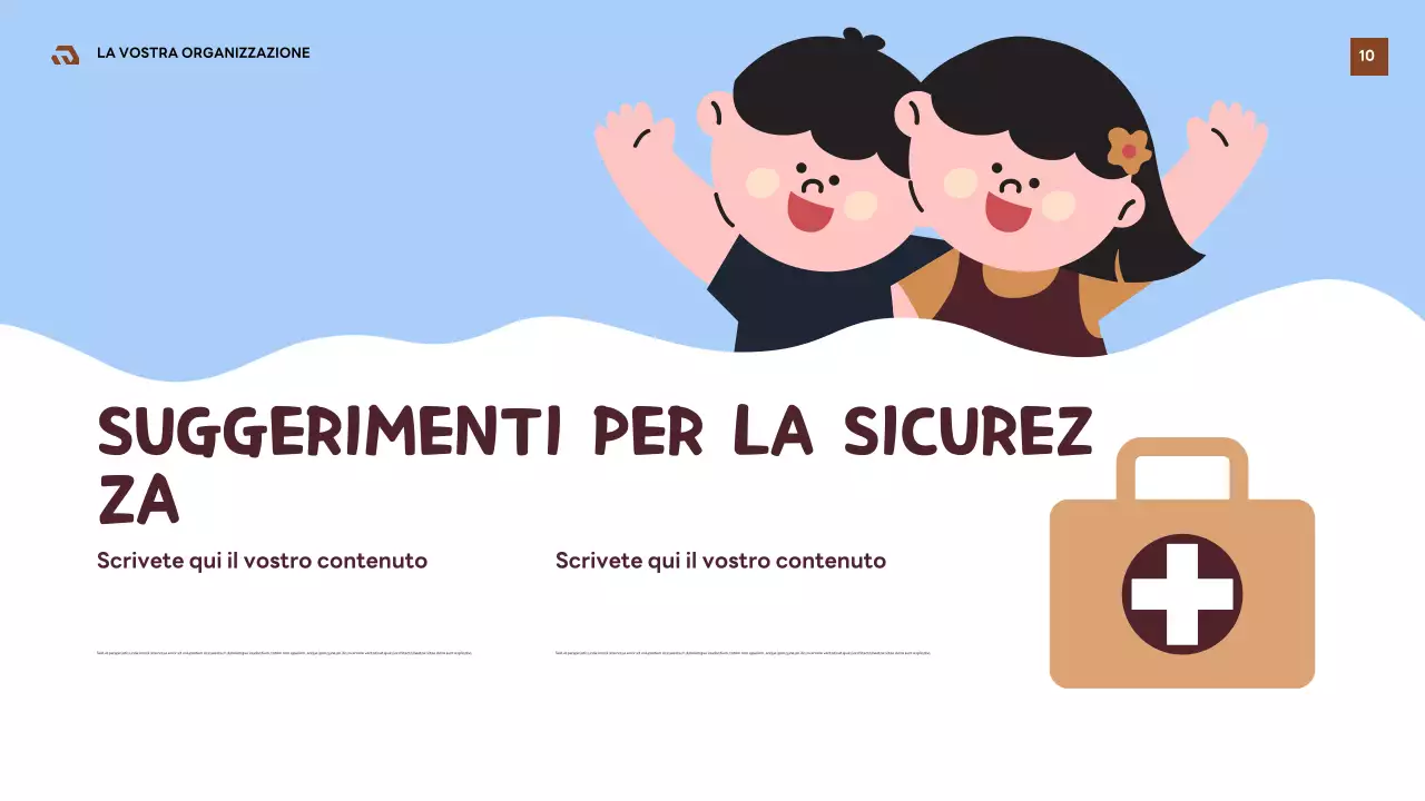 Presentazione della guida geologica retro marrone