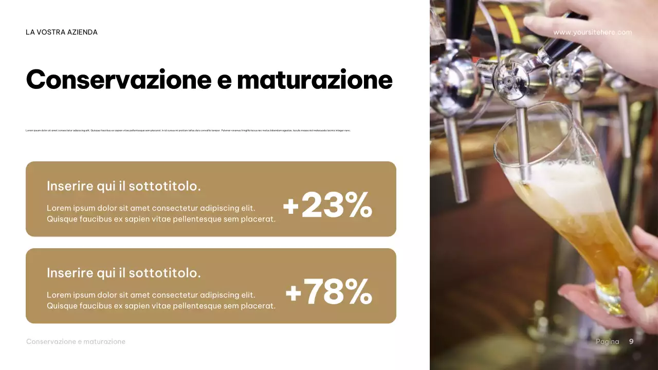 Presentazione della guida alla birra industriale Brown