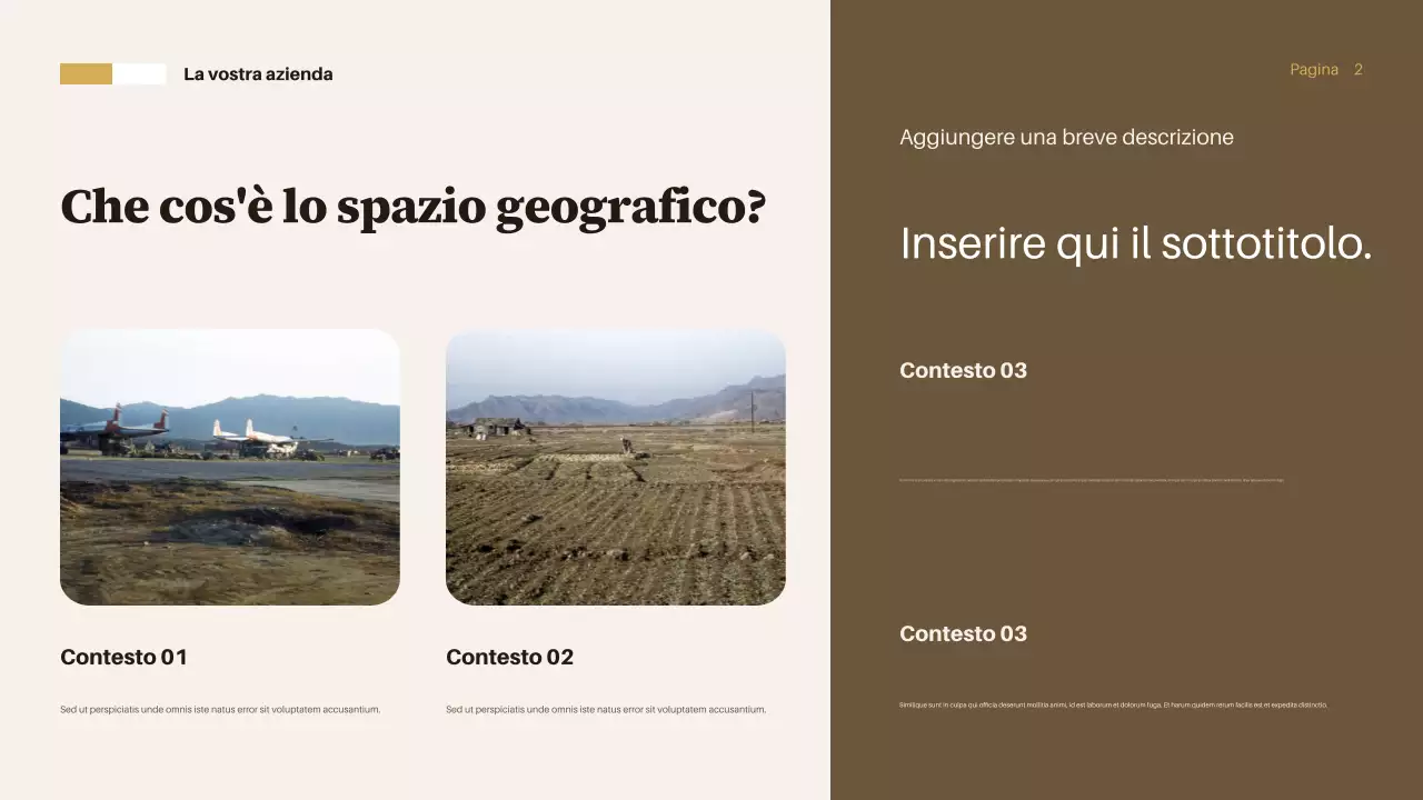 Presentazione del rapporto sull'industrializzazione di Brown Vintage