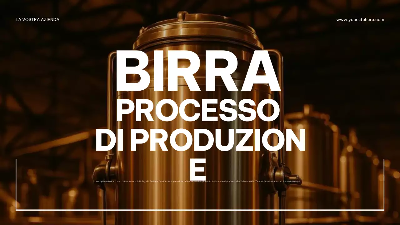 Presentazione della guida alla birra industriale Brown
