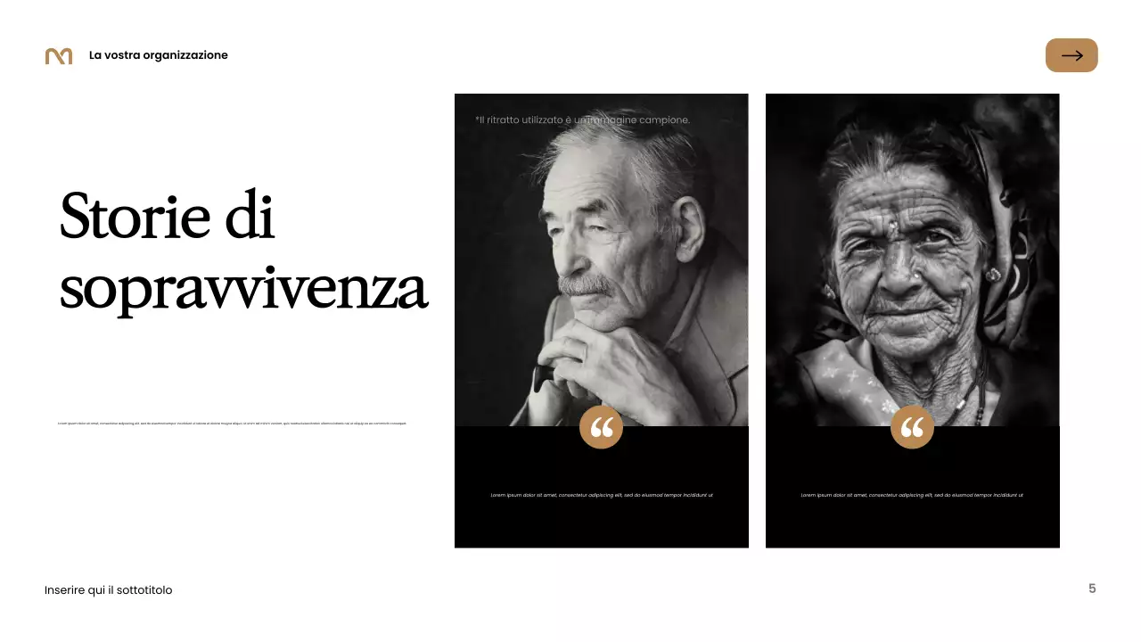 Presentazione commemorativa elegante nera