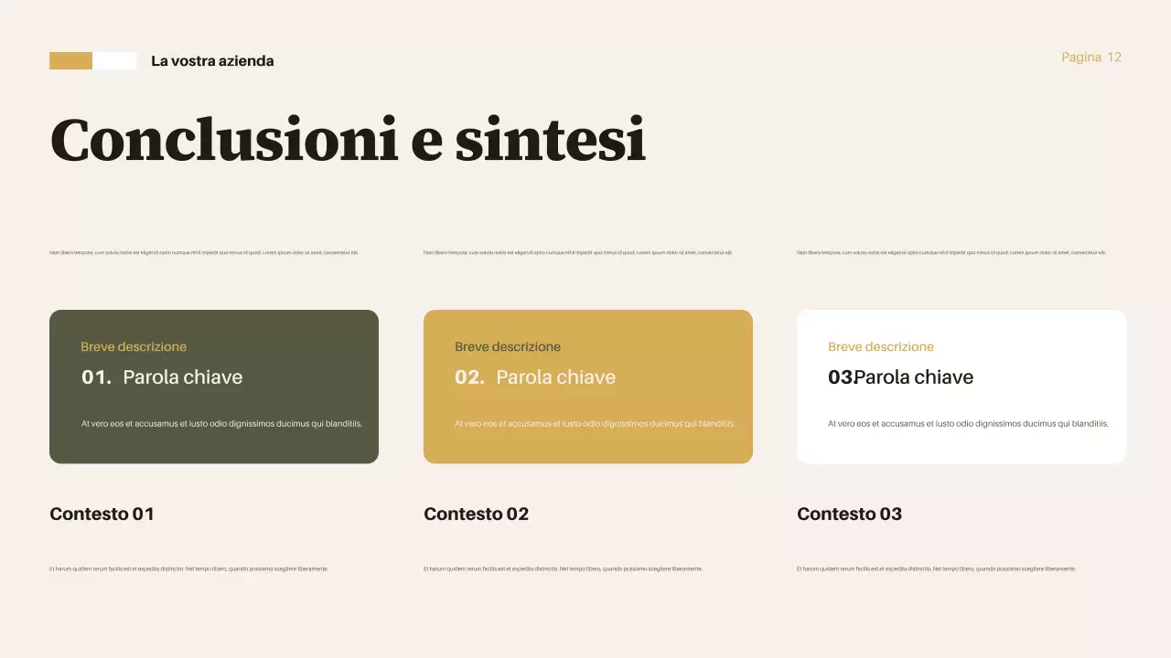 Presentazione del rapporto sull'industrializzazione di Brown Vintage