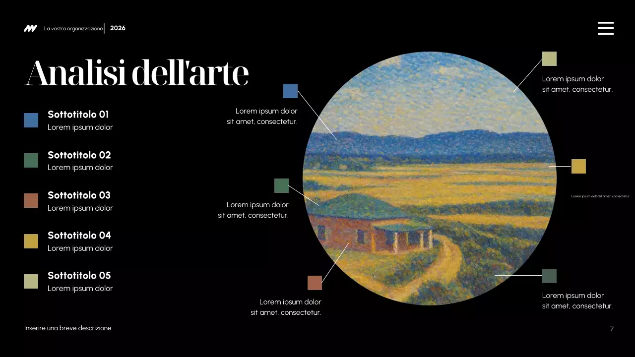 Presentazione dell'invito alla mostra di arte estetica al neon