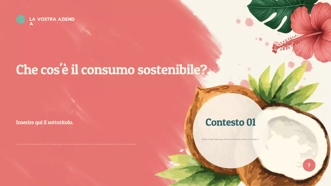 Presentazione didattica sui coralli tropicali