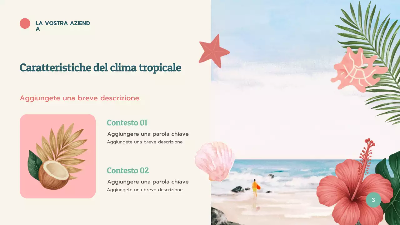 Presentazione didattica sui coralli tropicali