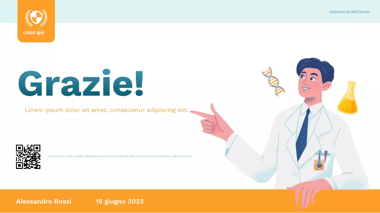 Presentazione della classe di scienze moderne arancione